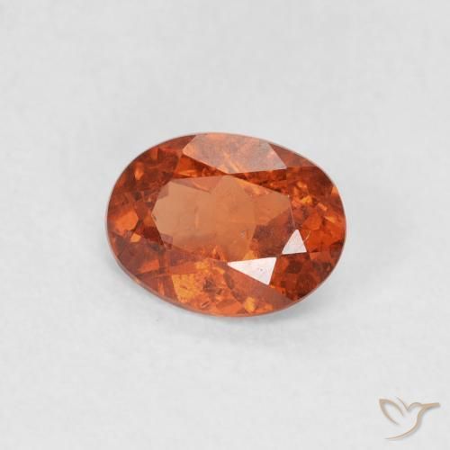9,17 ctw natürlicher Warmes Orange Spessartit-Garn, Oval, SI