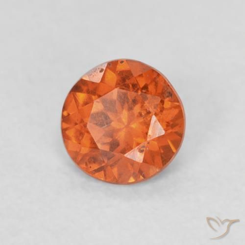 9,17 ctw natürlicher Amber Orange Spessartit-Garn, Runden, SI