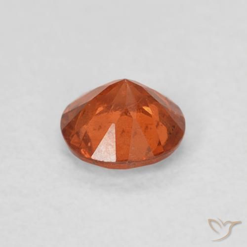 9,17 ctw natürlicher Amber Orange Spessartit-Garn, Runden, SI