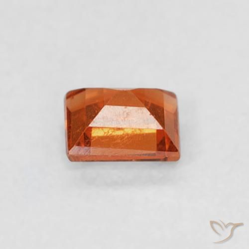 9,17 ctw natürlicher Mittelorange Spessartit-Garn, Baguette, SI
