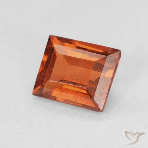 9,17 ctw natürlicher Feuerorange Spessartit-Garn, Baguette, VS