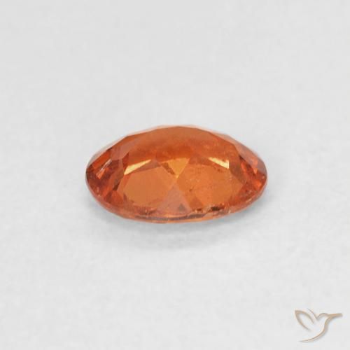 9,17 ctw natürlicher Amber Orange Spessartit-Garn, Oval, SI