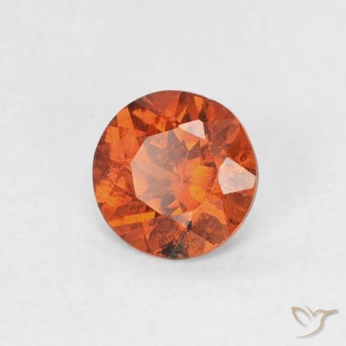 9,17 ctw natürlicher Amber Orange Spessartit-Garn, Runden, SI