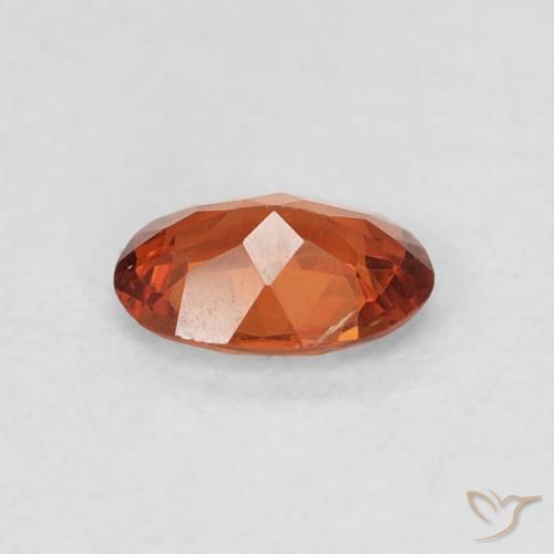 9,17 ctw natürlicher tieforange Spessartit-Garn, Oval, SI
