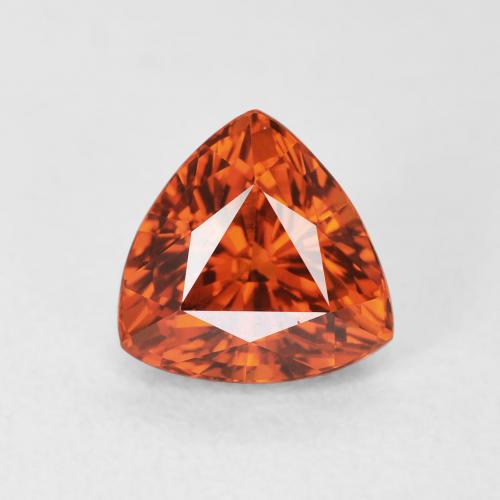 2.25ct Natürlicher Amber Orange Spessartit-Garn, Trillion, VVS-VS