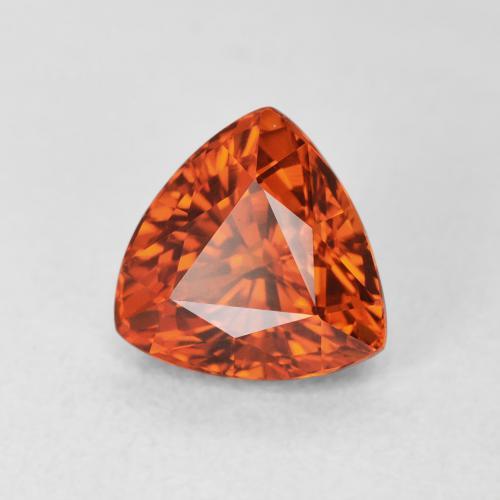 9,17 ctw natürlicher Amber Orange Spessartit-Garn, Trillion, VVS-VS