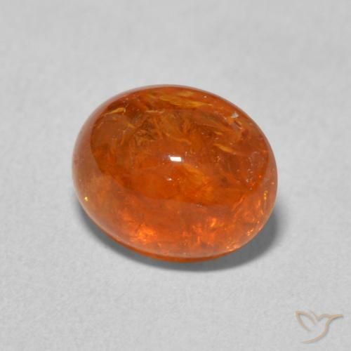 9,17 ctw natürlicher Mittelorange Spessartit-Garn, Oval, Transparent