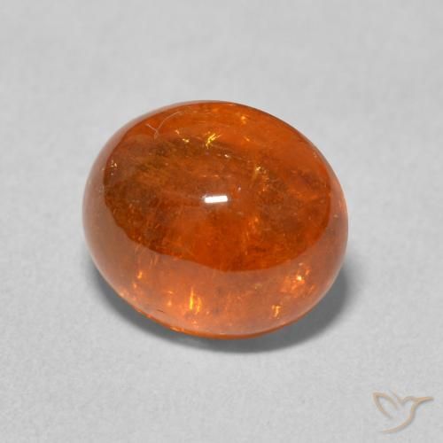 9,17 ctw natürlicher Mittelorange Spessartit-Garn, Oval, Transparent
