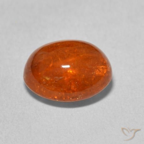 9,17 ctw natürlicher Mittelorange Spessartit-Garn, Oval, Transparent