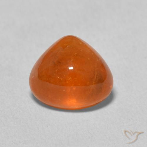 3.14ct Natürlicher Mittelorange Spessartit-Garn, Birnenform, Transparent