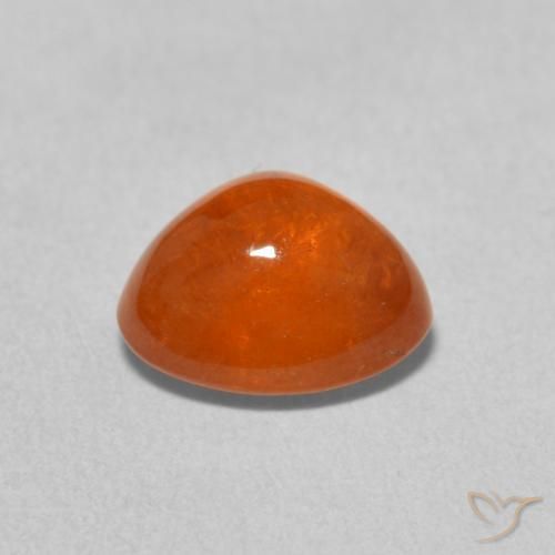 9,17 ctw natürlicher Mittelorange Spessartit-Garn, Birnenform, Transparent