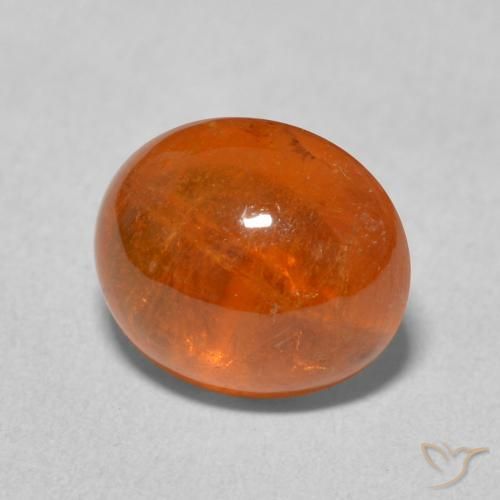 9,17 ctw natürlicher Mittelorange Spessartit-Garn, Oval, Transparent