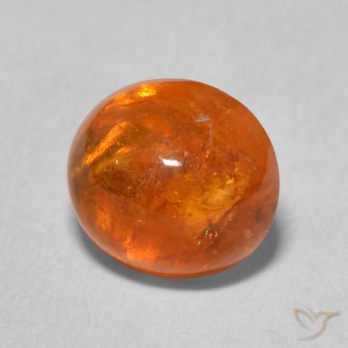 9,17 ctw natürlicher Feuerorange Spessartit-Garn, Oval, Transparent