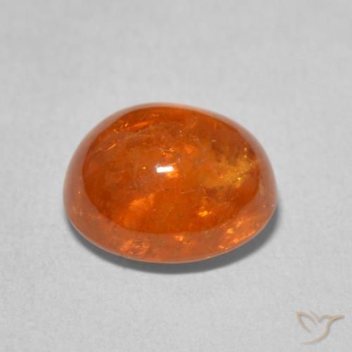 9,17 ctw natürlicher Feuerorange Spessartit-Garn, Oval, Transparent