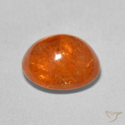 9,17 ctw natürlicher hellorange Spessartit-Garn, Oval, Transparent