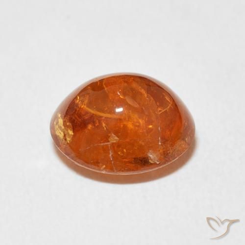 9,17 ctw natürlicher Mittelorange Spessartit-Garn, Oval, Transparent