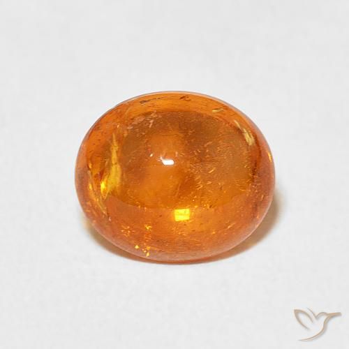 3.18ct Natürlicher Intensives Orange Spessartit-Garn, Oval, Transparent