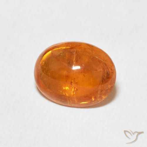 9,17 ctw natürlicher Mittelorange Spessartit-Garn, Oval, Transparent