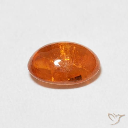 9,17 ctw natürlicher Mittelorange Spessartit-Garn, Oval, Transparent