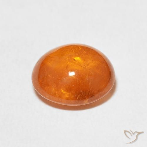 9,17 ctw natürlicher rötlich-orange Spessartit-Garn, Oval, Transparent