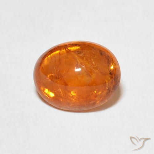 2.53ct Natürlicher rötlich-orange Spessartit-Garn, Oval, Transparent