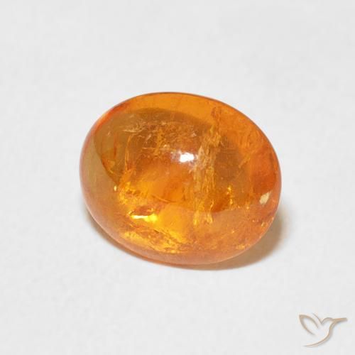 9,17 ctw natürlicher Amber Orange Spessartit-Garn, Oval, Transparent