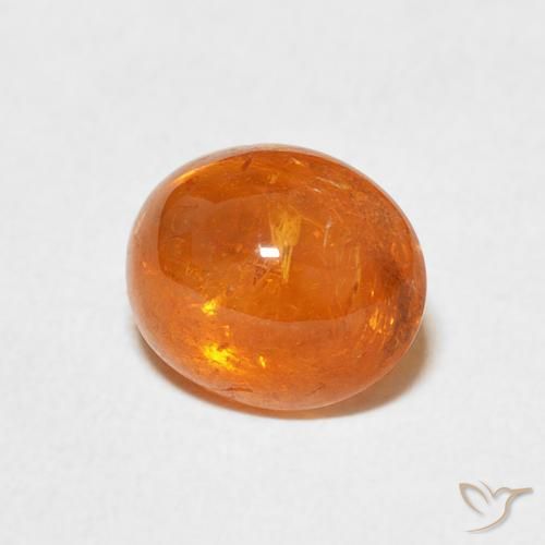 9,17 ctw natürlicher hellorange Spessartit-Garn, Oval, Transparent