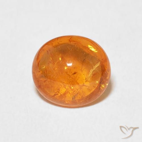 2.37ct Natürlicher Mittelorange Spessartit-Garn, Oval, Transparent