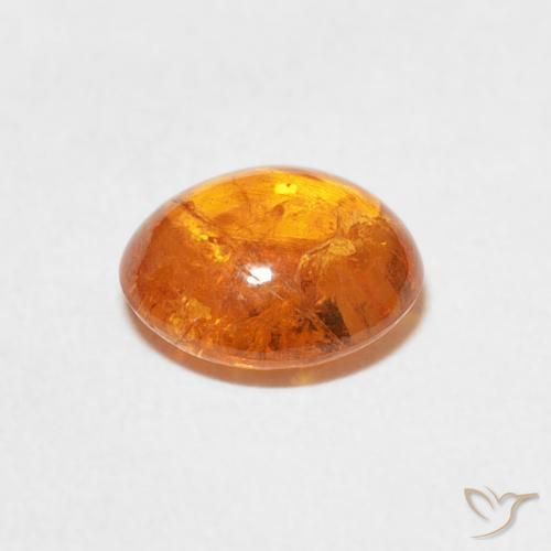 9,17 ctw natürlicher Mittelorange Spessartit-Garn, Oval, Transparent