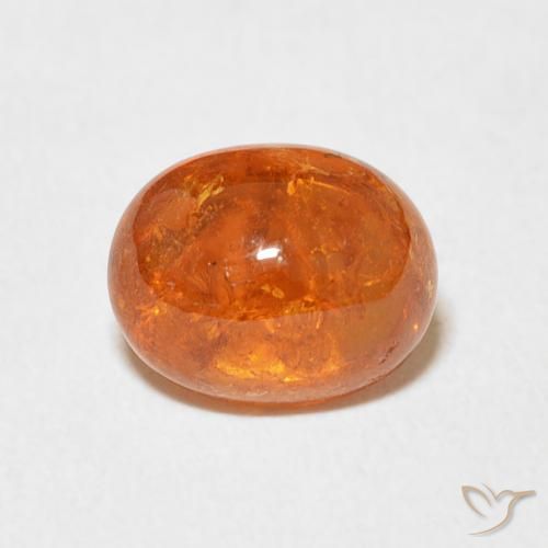 3.09ct Natürlicher Mittelorange Spessartit-Garn, Oval, Transparent
