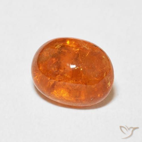 9,17 ctw natürlicher Mittelorange Spessartit-Garn, Oval, Transparent