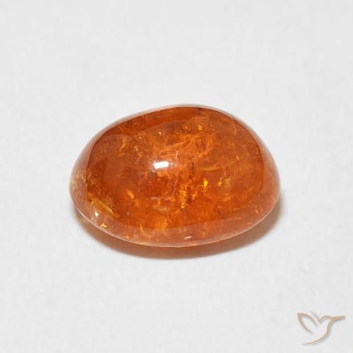 9,17 ctw natürlicher Mittelorange Spessartit-Garn, Oval, Transparent