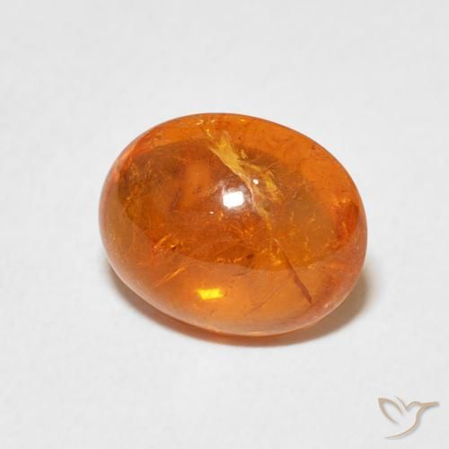 9,17 ctw natürlicher Mittelorange Spessartit-Garn, Oval, Transparent