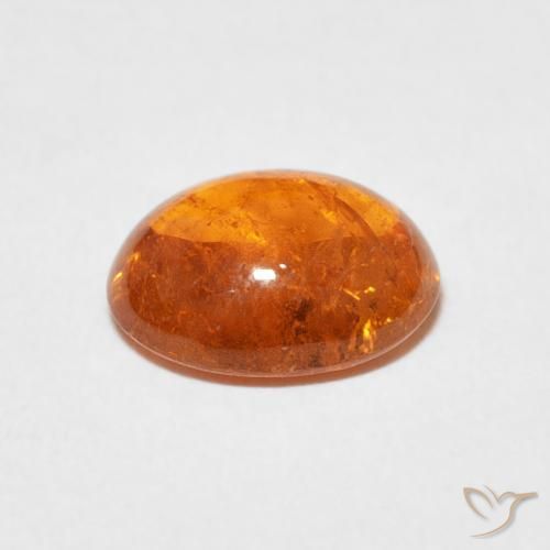 9,17 ctw natürlicher Mittelorange Spessartit-Garn, Oval, Transparent