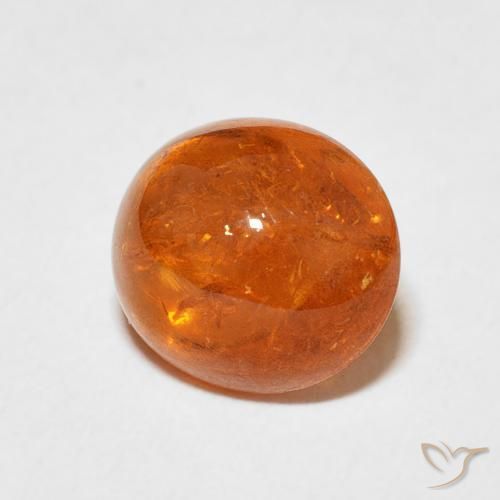 9,17 ctw natürlicher rötlich-orange Spessartit-Garn, Oval, Transparent