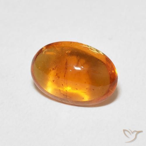 9,17 ctw natürlicher rötlich-orange Spessartit-Garn, Oval, Transparent