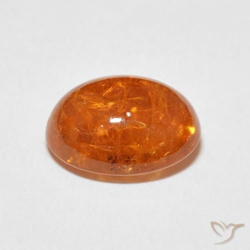 9,17 ctw natürlicher hellorange Spessartit-Garn, Oval, Transparent