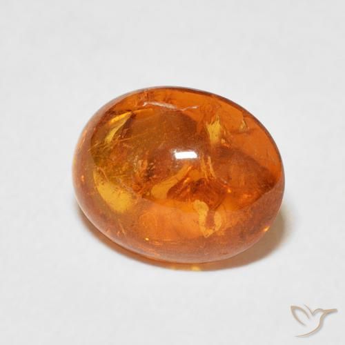 9,17 ctw natürlicher Mittelorange Spessartit-Garn, Oval, Transparent