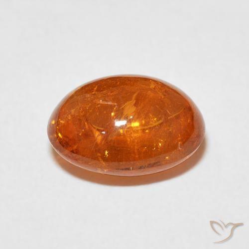 9,17 ctw natürlicher Mittelorange Spessartit-Garn, Oval, Transparent
