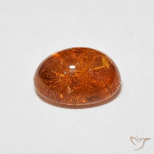 9,17 ctw natürlicher Amber Orange Spessartit-Garn, Oval, Transparent