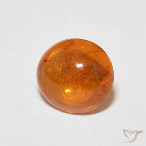 9,17 ctw natürlicher Feuerorange Spessartit-Garn, Oval, Transparent