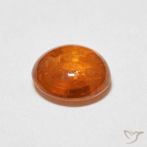 9,17 ctw natürlicher Feuerorange Spessartit-Garn, Oval, Transparent