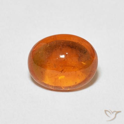 2.23ct Natürlicher Amber Orange Spessartit-Garn, Oval, Transparent