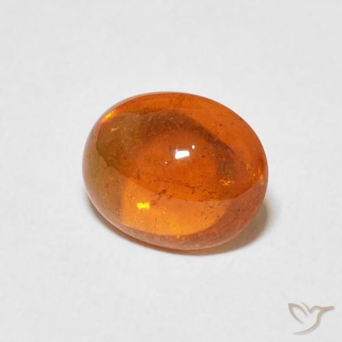 9,17 ctw natürlicher Amber Orange Spessartit-Garn, Oval, Transparent