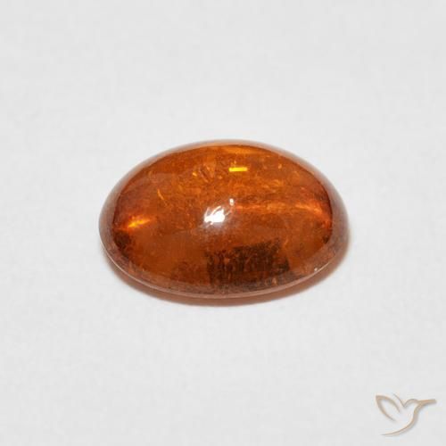 9,17 ctw natürlicher Amber Orange Spessartit-Garn, Oval, Transparent