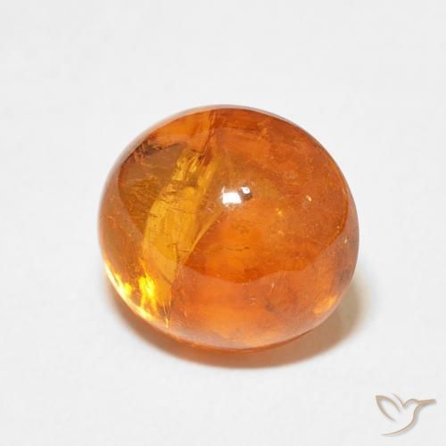 9,17 ctw natürlicher Amber Orange Spessartit-Garn, Oval, Transparent