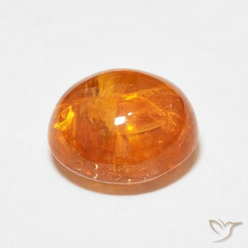 9,17 ctw natürlicher Amber Orange Spessartit-Garn, Oval, Transparent