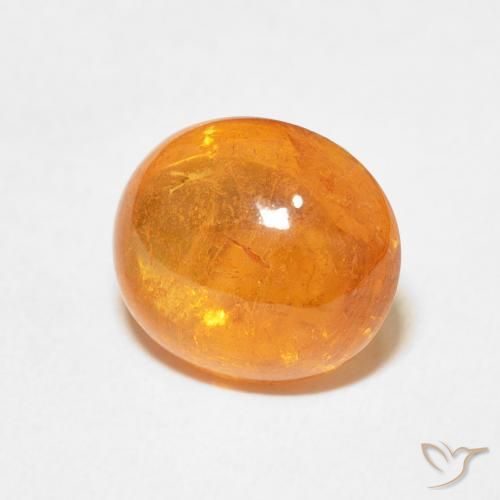 9,17 ctw natürlicher Amber Orange Spessartit-Garn, Oval, Transparent