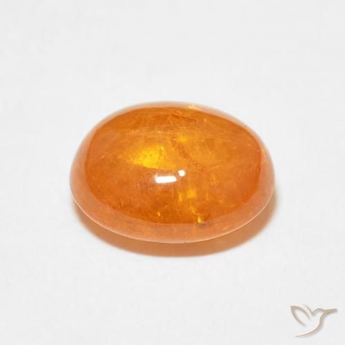 9,17 ctw natürlicher Amber Orange Spessartit-Garn, Oval, Transparent