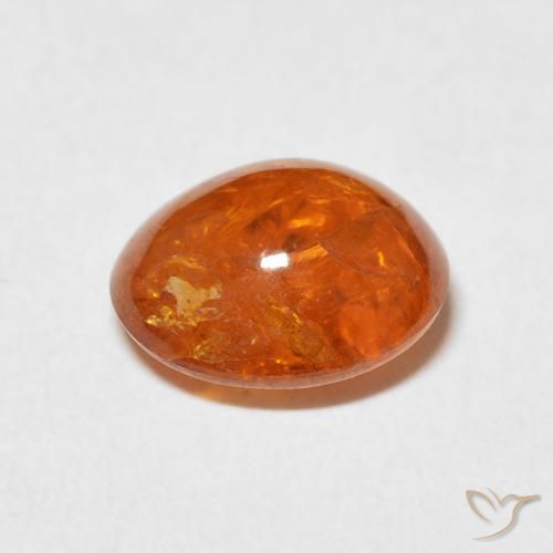 9,17 ctw natürlicher Mittelorange Spessartit-Garn, Oval, Transparent